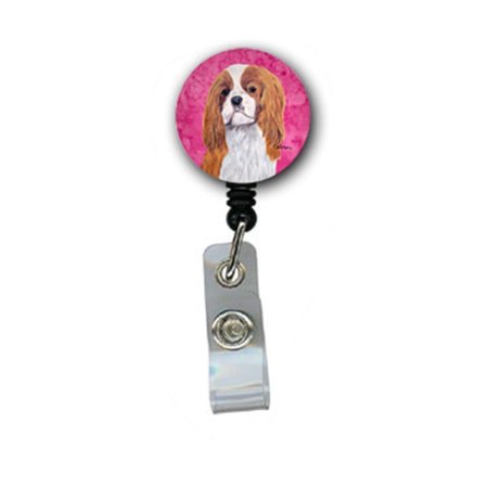 TEACHERS AID Cavalier Spaniel Retractable Badge Reel Or Id Holder With Clip TE237416